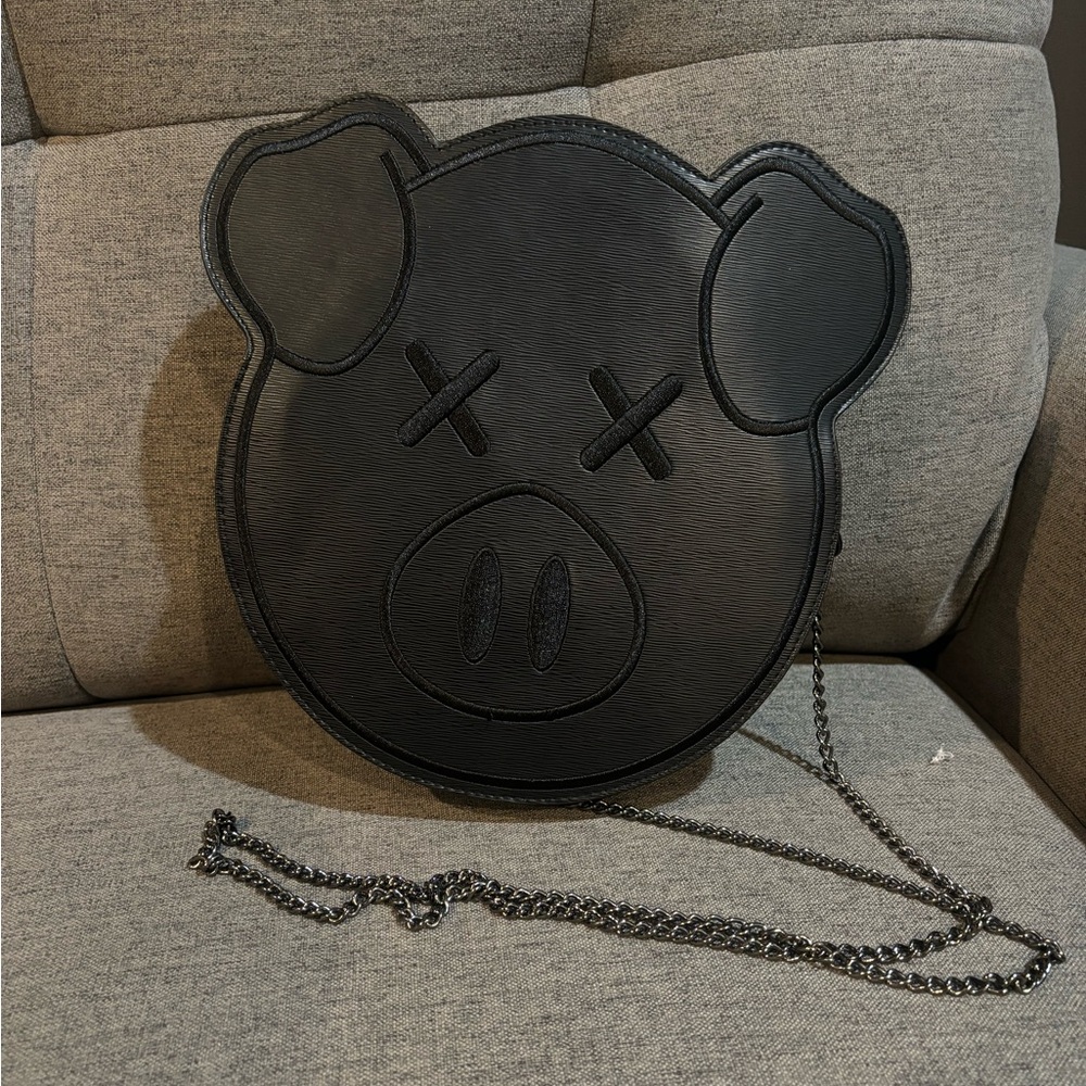 Shane Dawson Black Pig Crossbody Bag